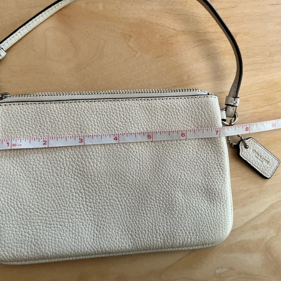 Coach Cream Studded Wristlet - Picture 6 of 9
